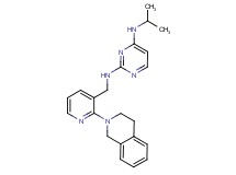 N~2~-{[2-(3,4-dihydroisoquinolin-2(1H)-yl)pyridin-3-yl]methyl}-N~4~-isopropylpyrimidine-2,4-diamine