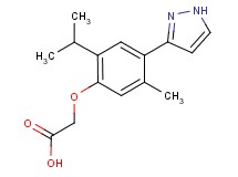 [2-isopropyl-5-methyl-4-(1H-pyrazol-3-yl)phenoxy]acetic acid