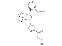 ethyl 2-[(3R*,3aR*,7aR*)-3-(2-methoxyphenyl)hexahydro-4,7-ethanopyrrolo[3,2-b]pyridin-1(2H)-yl]-1,3-oxazole-4-carboxylate