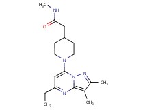 2-[1-(5-ethyl-2,3-dimethylpyrazolo[1,5-a]pyrimidin-7-yl)piperidin-4-yl]-N-methylacetamide