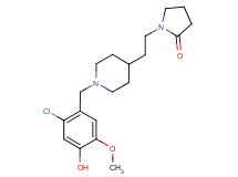 1-{2-[1-(2-chloro-4-hydroxy-5-methoxybenzyl)-4-piperidinyl]ethyl}-2-pyrrolidinone