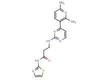 N~3~-[4-(2,6-dimethylpyridin-3-yl)pyrimidin-2-yl]-N~1~-1,3-thiazol-2-yl-beta-alaninamide
