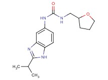 N-(2-isopropyl-1H-benzimidazol-5-yl)-N'-(tetrahydrofuran-2-ylmethyl)urea