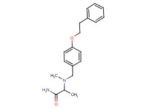 N~2~-methyl-N~2~-[4-(2-phenylethoxy)benzyl]alaninamide