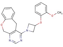 4-[3-(2-methoxyphenoxy)azetidin-1-yl]-5,11-dihydro[1]benzoxepino[3,4-d]pyrimidine