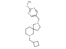 7-(cyclobutylmethyl)-2-[(2-methoxy-5-pyrimidinyl)methyl]-2,7-diazaspiro[4.5]decane
