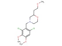4-(2,6-dichloro-3,4-dimethoxybenzyl)-2-(2-methoxyethyl)morpholine