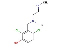 2,4-dichloro-3-({methyl[2-(methylamino)ethyl]amino}methyl)phenol