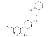 2,5-dimethyl-3-{4-[3-(1-methyl-2-piperidinyl)propanoyl]-1-piperazinyl}pyrazine