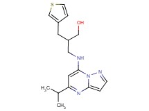 3-[(5-isopropylpyrazolo[1,5-a]pyrimidin-7-yl)amino]-2-(3-thienylmethyl)-1-propanol