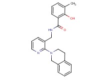 N-{[2-(3,4-dihydroisoquinolin-2(1H)-yl)pyridin-3-yl]methyl}-2-hydroxy-3-methylbenzamide