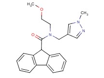 N-(2-methoxyethyl)-N-[(1-methyl-1H-pyrazol-4-yl)methyl]-9H-fluorene-9-carboxamide