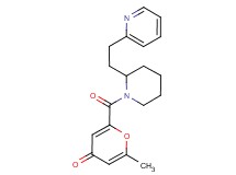 2-methyl-6-{[2-(2-pyridin-2-ylethyl)piperidin-1-yl]carbonyl}-4H-pyran-4-one