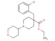 ethyl 4-(2-chlorobenzyl)-1-(tetrahydro-2H-pyran-4-yl)-4-piperidinecarboxylate