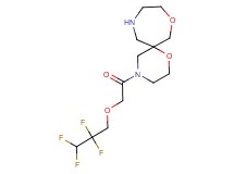 4-[(2,2,3,3-tetrafluoropropoxy)acetyl]-1,8-dioxa-4,11-diazaspiro[5.6]dodecane