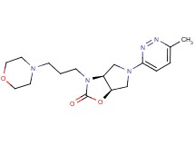 (3aS*,6aR*)-5-(6-methylpyridazin-3-yl)-3-(3-morpholin-4-ylpropyl)hexahydro-2H-pyrrolo[3,4-d][1,3]oxazol-2-one