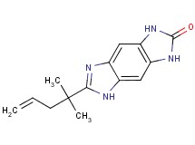 6-(1,1-dimethylbut-3-en-1-yl)-3,5-dihydroimidazo[4,5-f]benzimidazol-2(1H)-one