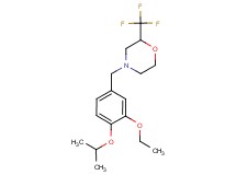 4-(3-ethoxy-4-isopropoxybenzyl)-2-(trifluoromethyl)morpholine