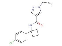 N-[1-(4-chlorophenyl)cyclobutyl]-1-ethyl-1H-pyrazole-4-carboxamide