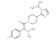 1-(4-fluorophenyl)-2-[4-(1-isopropyl-1H-imidazol-2-yl)-1-piperidinyl]-N,N-dimethyl-2-oxoethanamine