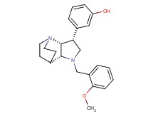 3-[(3R*,3aR*,7aR*)-1-(2-methoxybenzyl)octahydro-4,7-ethanopyrrolo[3,2-b]pyridin-3-yl]phenol