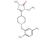 5-[1-(2,5-dimethylbenzyl)piperidin-4-yl]-4-ethyl-2-methyl-2,4-dihydro-3H-1,2,4-triazol-3-one