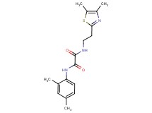 N-(2,4-dimethylphenyl)-N'-[2-(4,5-dimethyl-1,3-thiazol-2-yl)ethyl]ethanediamide