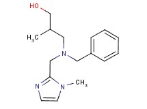 3-{benzyl[(1-methyl-1H-imidazol-2-yl)methyl]amino}-2-methylpropan-1-ol