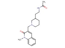 N-(2-{1-[(1-methyl-2-oxo-1,2-dihydroquinolin-3-yl)methyl]piperidin-3-yl}ethyl)acetamide