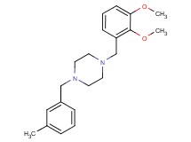 1-(2,3-dimethoxybenzyl)-4-(3-methylbenzyl)piperazine trifluoroacetate
