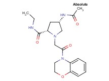 (4S)-4-(acetylamino)-1-[2-(2,3-dihydro-4H-1,4-benzoxazin-4-yl)-2-oxoethyl]-N-ethyl-L-prolinamide