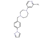 1-(2-methyl-4-pyridinyl)-4-[4-(1H-pyrazol-1-yl)benzyl]-1,4-diazepane