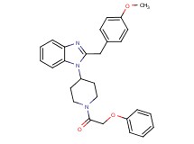 2-(4-methoxybenzyl)-1-[1-(phenoxyacetyl)-4-piperidinyl]-1H-benzimidazole