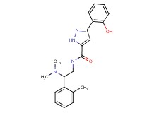 N-[2-(dimethylamino)-2-(2-methylphenyl)ethyl]-3-(2-hydroxyphenyl)-1H-pyrazole-5-carboxamide