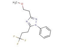 3-(2-methoxyethyl)-1-phenyl-5-(3,3,3-trifluoropropyl)-1H-1,2,4-triazole