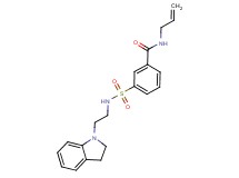 N-allyl-3-({[2-(2,3-dihydro-1H-indol-1-yl)ethyl]amino}sulfonyl)benzamide