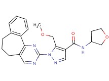 1-(6,7-dihydro-5H-benzo[6,7]cyclohepta[1,2-d]pyrimidin-2-yl)-5-(methoxymethyl)-N-(tetrahydro-3-furanyl)-1H-pyrazole-4-carboxamide