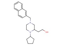 2-[1-cyclopentyl-4-(2-naphthylmethyl)-2-piperazinyl]ethanol