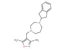 1-(2,3-dihydro-1H-inden-2-yl)-4-[(3,5-dimethylisoxazol-4-yl)methyl]-1,4-diazepane