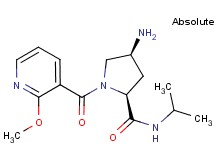 (2S,4S)-4-amino-N-isopropyl-1-[(2-methoxypyridin-3-yl)carbonyl]pyrrolidine-2-carboxamide