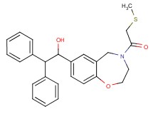 1-{4-[(methylthio)acetyl]-2,3,4,5-tetrahydro-1,4-benzoxazepin-7-yl}-2,2-diphenylethanol