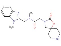 N-methyl-N-[(1-methyl-1H-benzimidazol-2-yl)methyl]-2-(2-oxo-1-oxa-3,8-diazaspiro[4.5]dec-3-yl)acetamide dihydrochloride