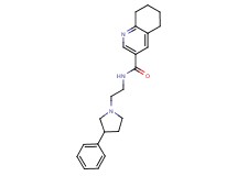 N-[2-(3-phenylpyrrolidin-1-yl)ethyl]-5,6,7,8-tetrahydroquinoline-3-carboxamide