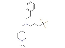 4,4,4-trifluoro-N-[(1-methyl-4-piperidinyl)methyl]-N-(2-phenylethyl)-1-butanamine