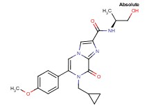 7-(cyclopropylmethyl)-N-[(1S)-2-hydroxy-1-methylethyl]-6-(4-methoxyphenyl)-8-oxo-7,8-dihydroimidazo[1,2-a]pyrazine-2-carboxamide