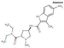 N-{(3R,5S)-5-[(diethylamino)carbonyl]-1-methylpyrrolidin-3-yl}-3,5-dimethyl-1H-indole-2-carboxamide