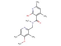 2-hydroxy-N-[(4-methoxy-3,5-dimethyl-2-pyridinyl)methyl]-N,4,6-trimethylnicotinamide