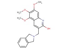 3-(1,3-dihydro-2H-isoindol-2-ylmethyl)-5,6,7-trimethoxy-2-quinolinol