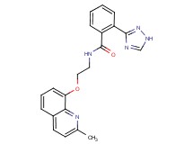 N-{2-[(2-methylquinolin-8-yl)oxy]ethyl}-2-(1H-1,2,4-triazol-3-yl)benzamide