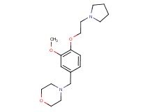 4-[3-methoxy-4-(2-pyrrolidin-1-ylethoxy)benzyl]morpholine